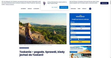 Przekonaj się jak wyglądają usługi internetowej witryny Turystycznyninja.pl i zaplanuj pełen wrażeń urlop. 2022