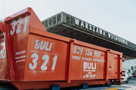 Kontenery na gruz w Warszawie luty 2022